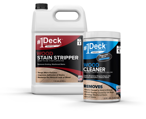 #1 Deck Wood Stain Stripper and Cleaner